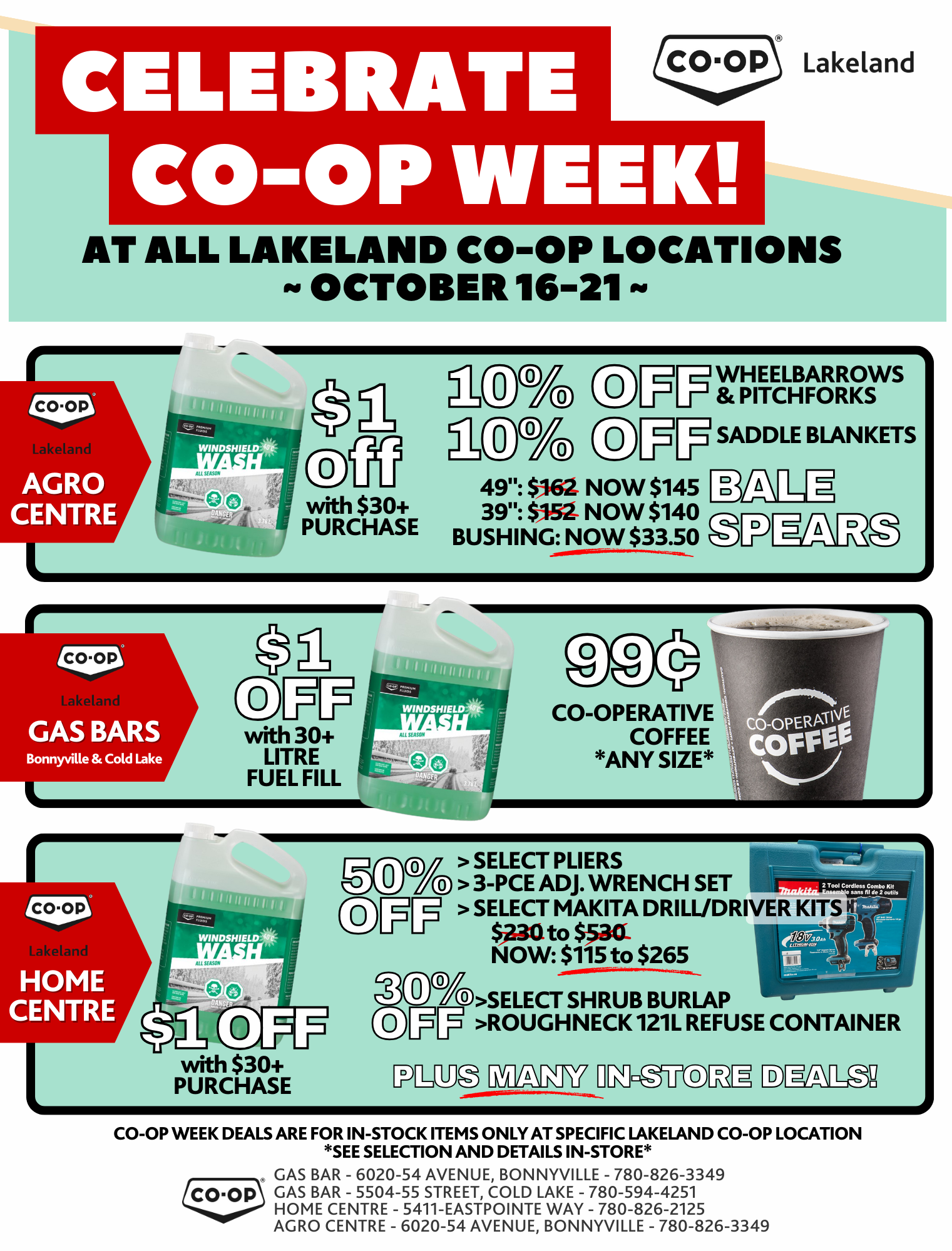 We're Celebrating Coop Week! Lakeland Petroleum Services Coop Ltd