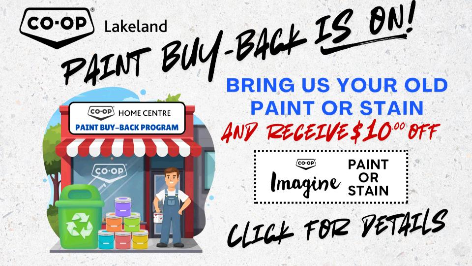 Paint Buy-Back Program | Lakeland Petroleum Services Co-op Ltd